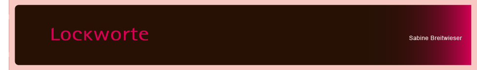 Lockworte Sabine Breitwieser Texterin Lockworte Logo